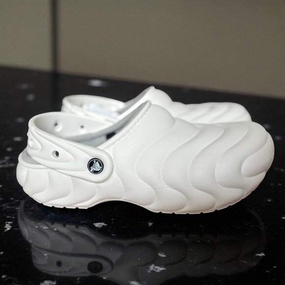 Adult's Classic Crocs Lined Overpuff Clogs Fuzzy Warm Slippers Shoes - Picture 16 of 16